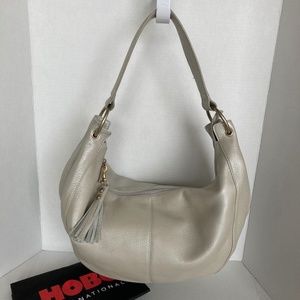 HOBO International Pearl leather “Chloe” shoulder bag